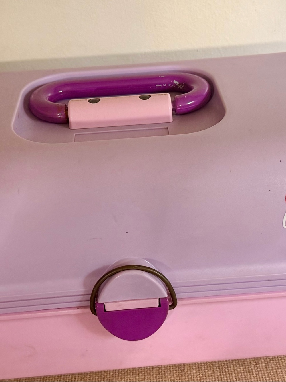 Caboodles Pink and Purple Portable Organizer Case